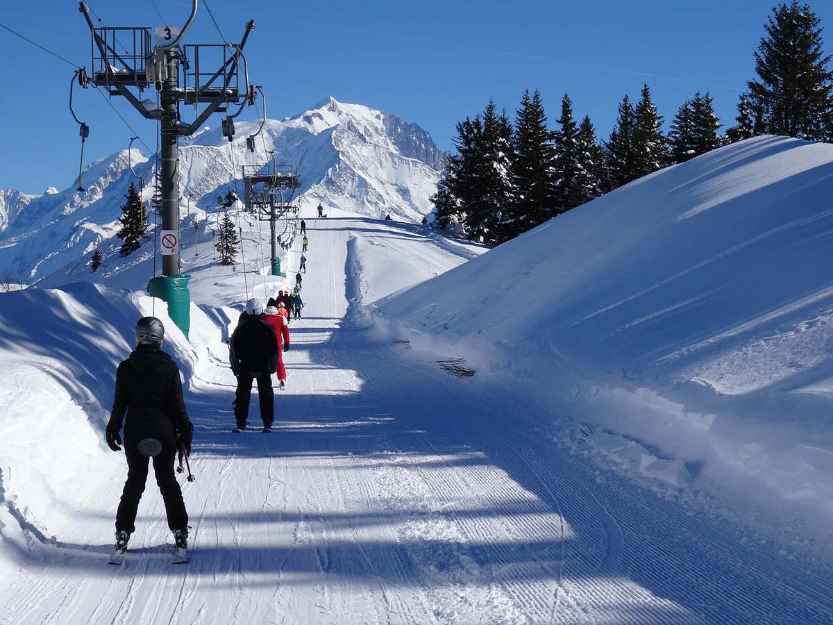 Montée en téléski